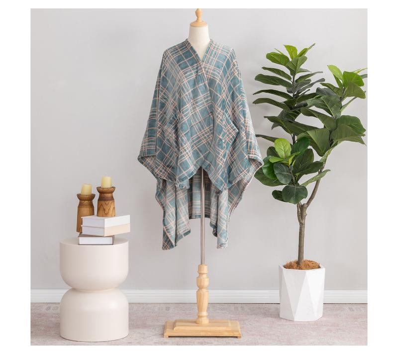 Plush Wearable Throw Blanket
