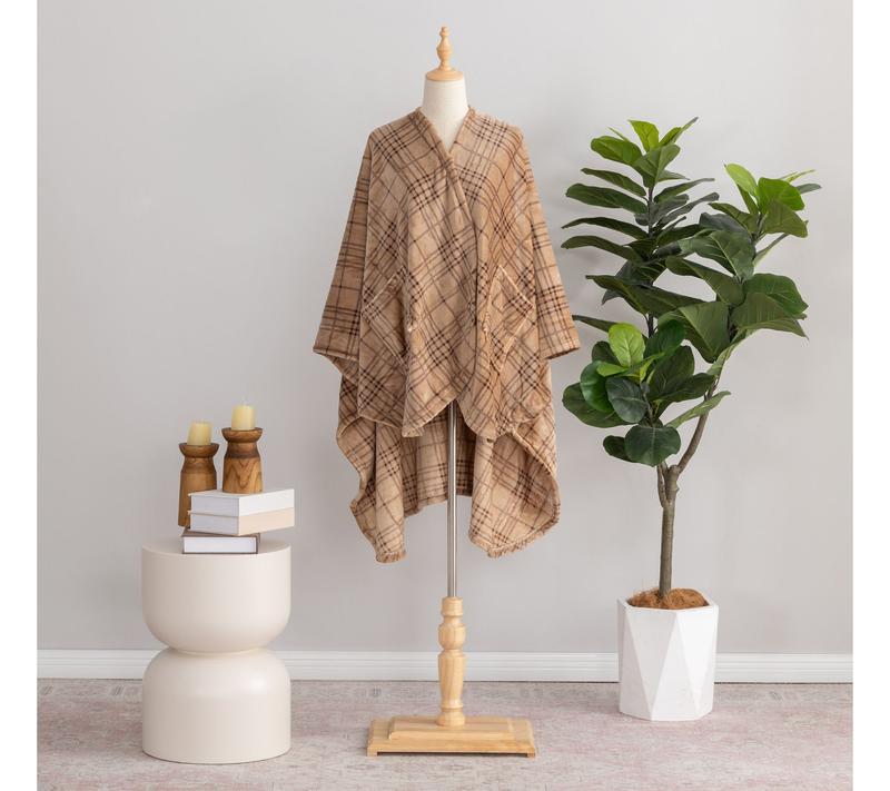 Plush Wearable Throw Blanket