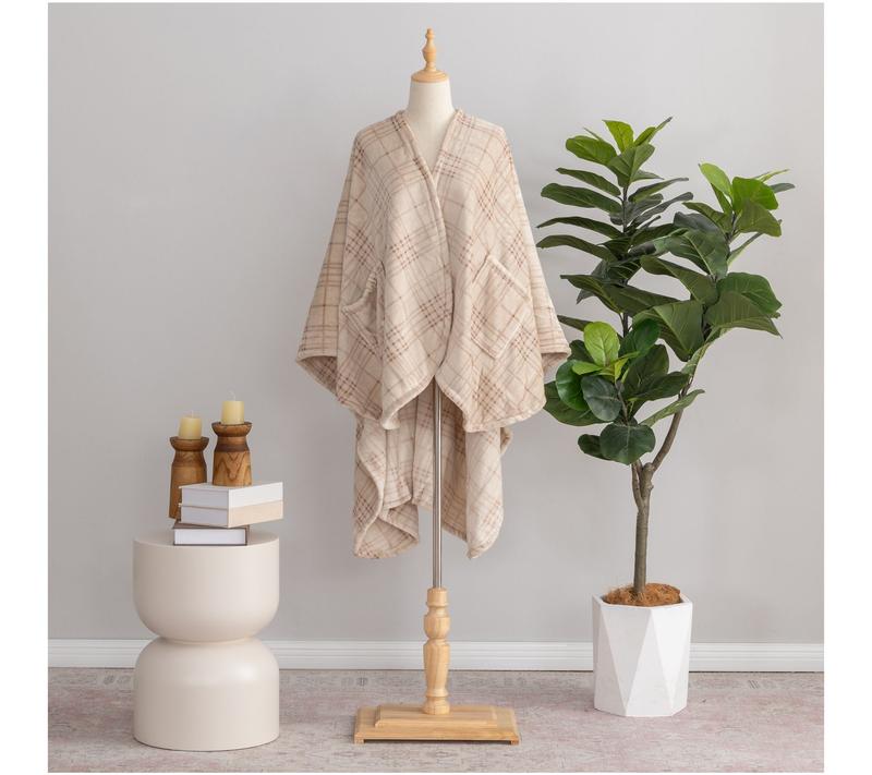 Plush Wearable Throw Blanket