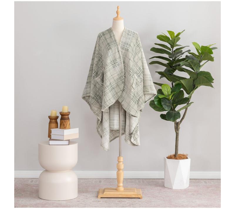 Plush Wearable Throw Blanket