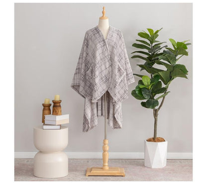 Plush Wearable Throw Blanket