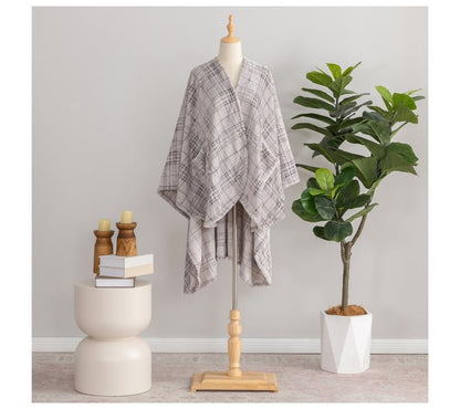 Plush Wearable Throw Blanket